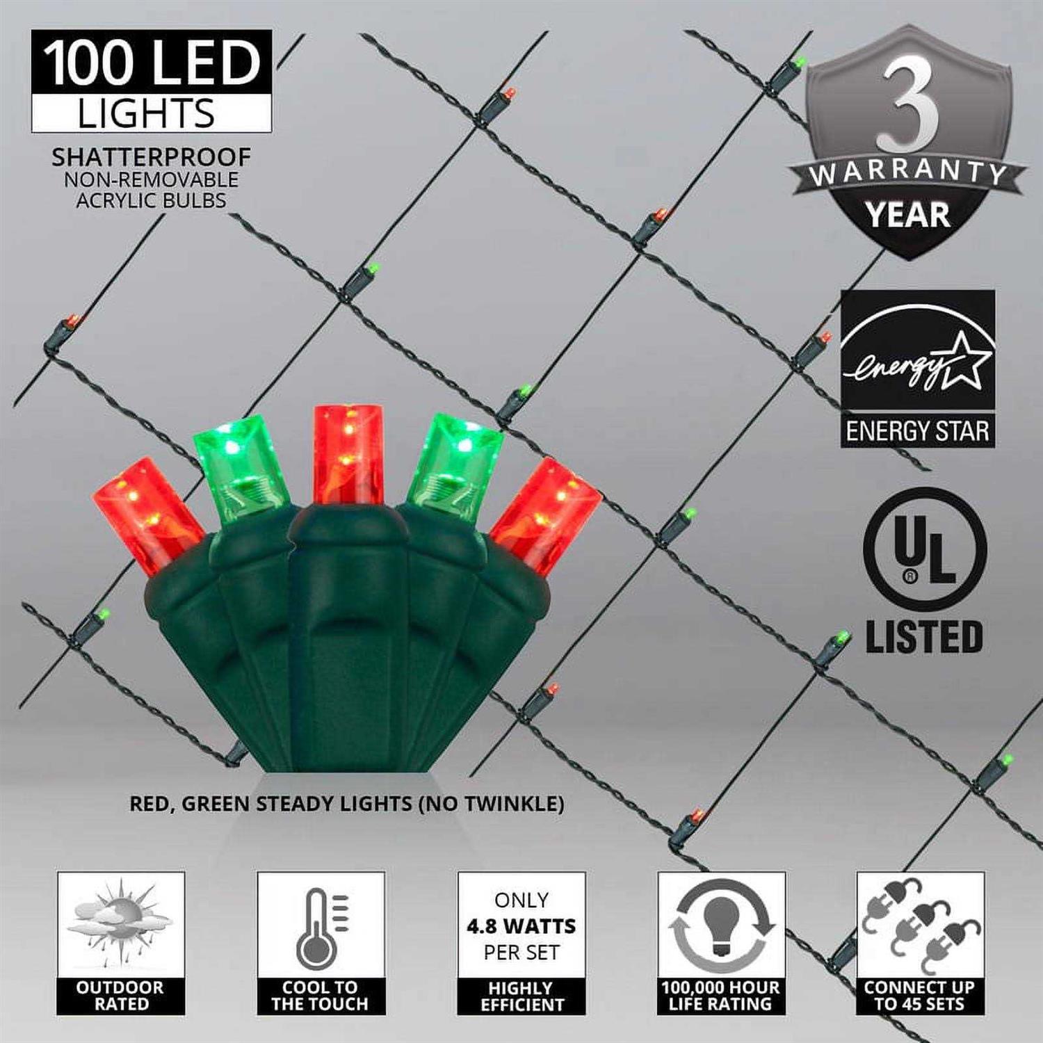 Wintergreen Lighting LED Net Lights