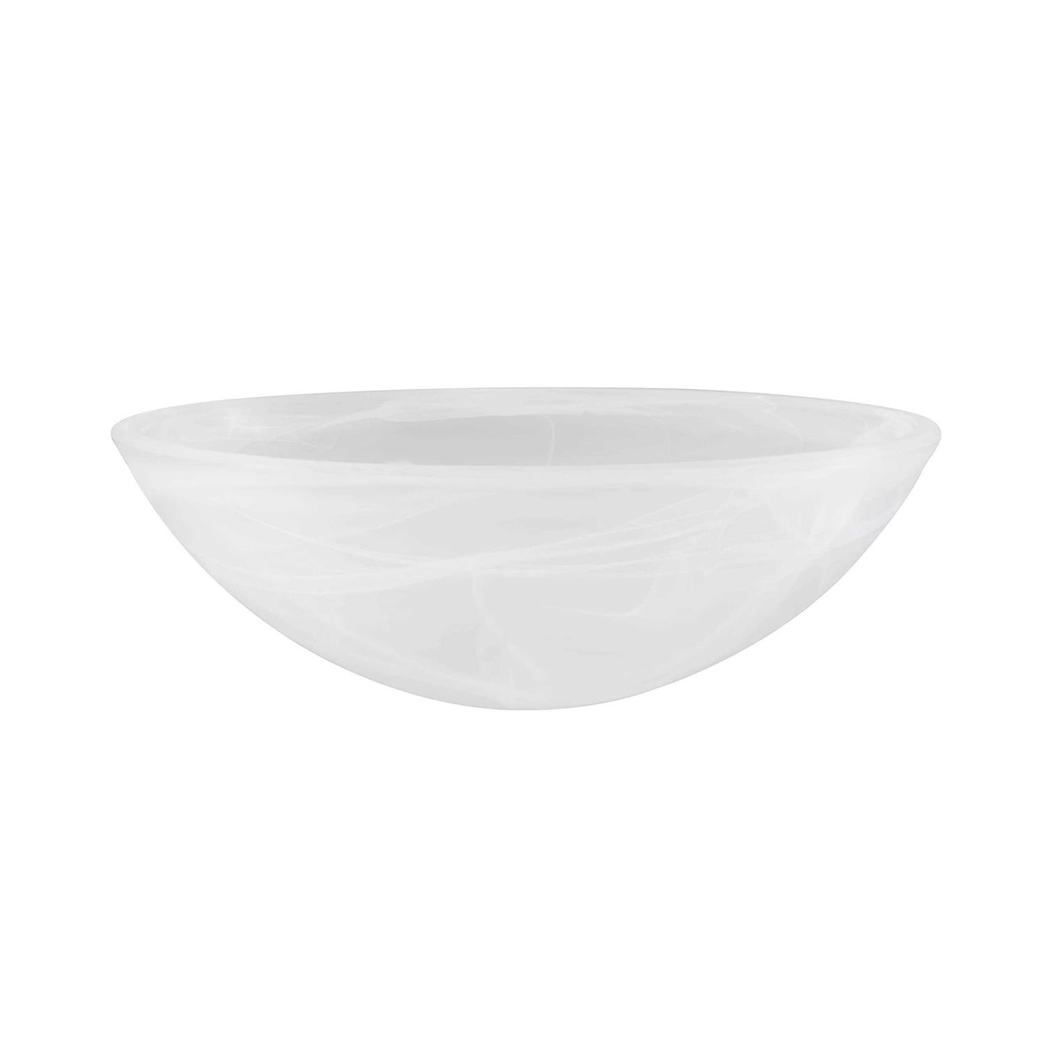 Aspen Creative 23514-11 Alabaster Replacement Glass Shade