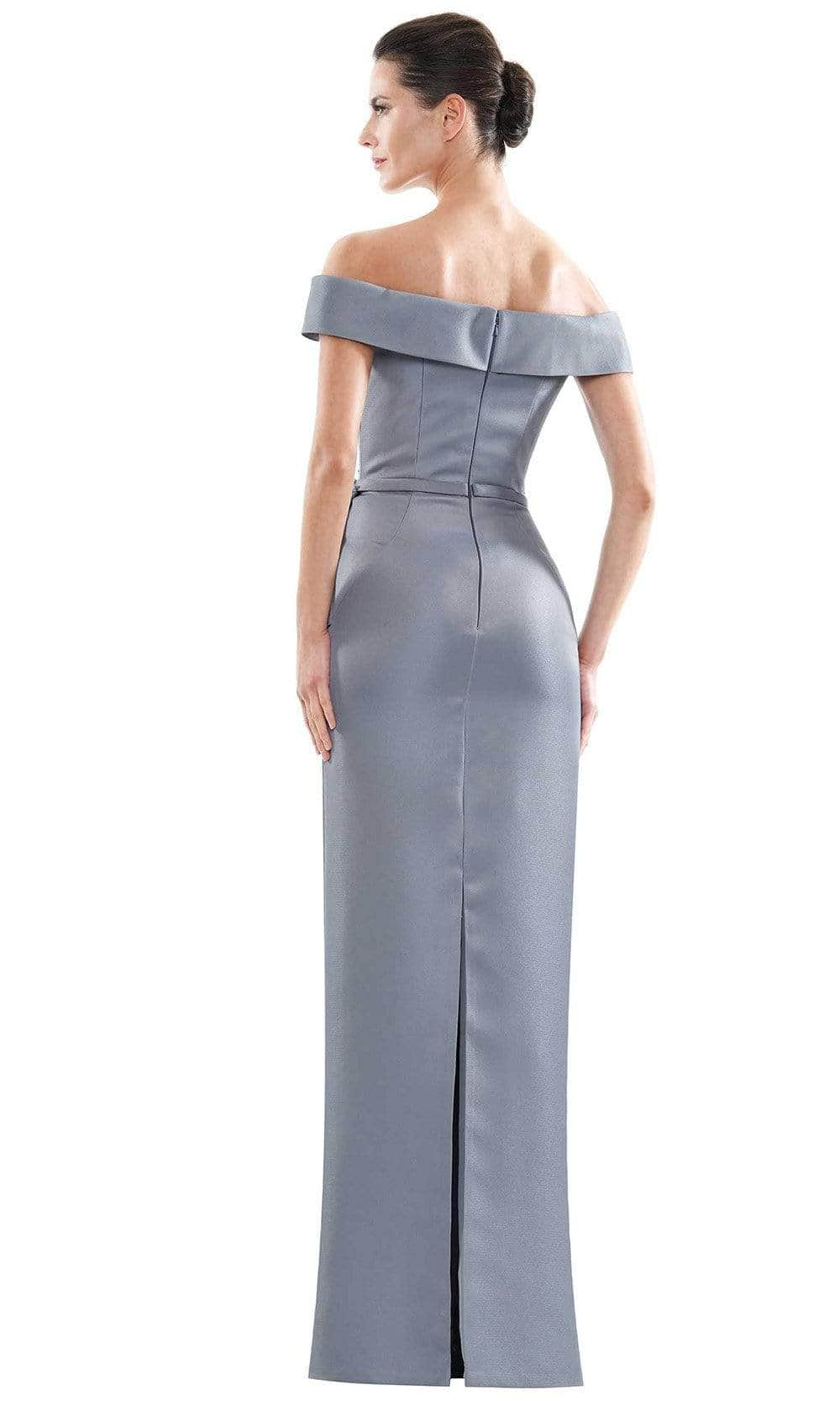 Ruffle Sheath Evening Dress MV1087