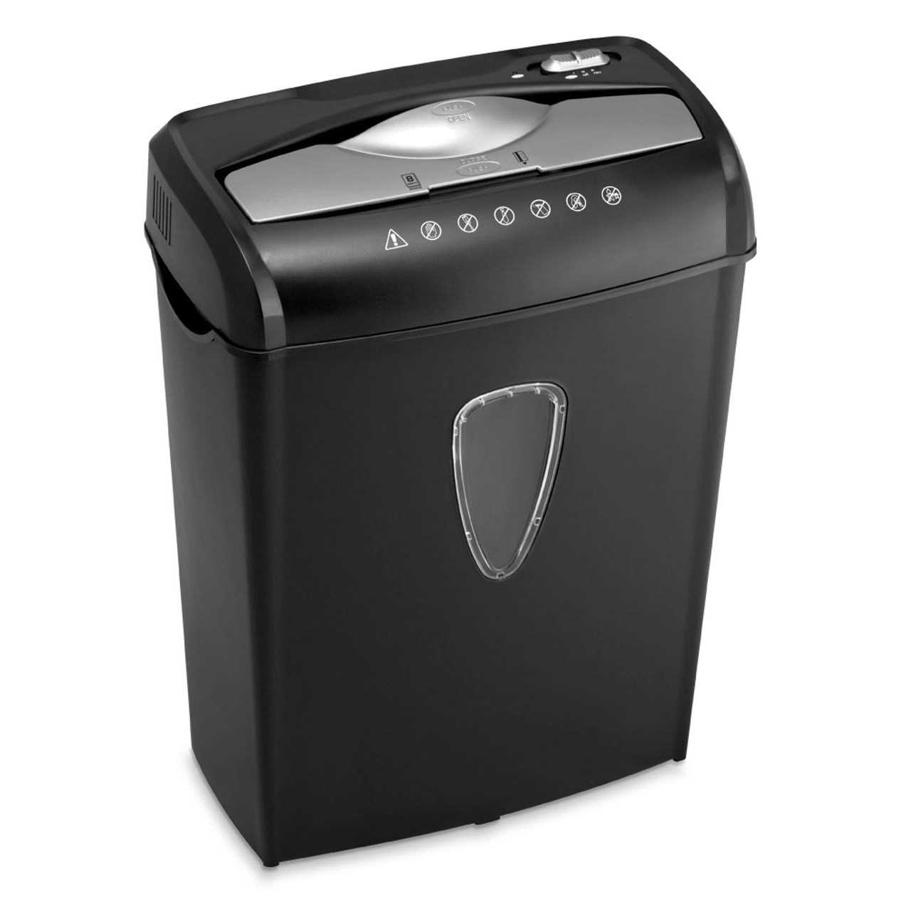 Aurora as890c 8-Sheet Cross-Cut Paper/Credit Card Shredder with Basket