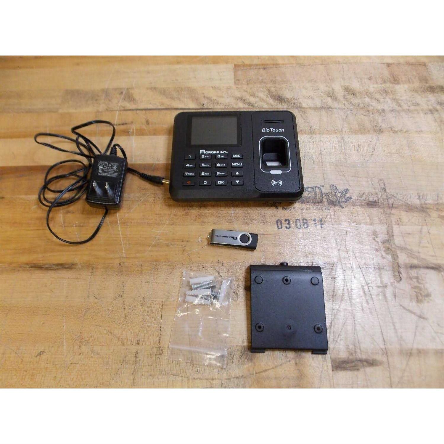 Acroprint BioTouch Time Clock & Badges Bundle