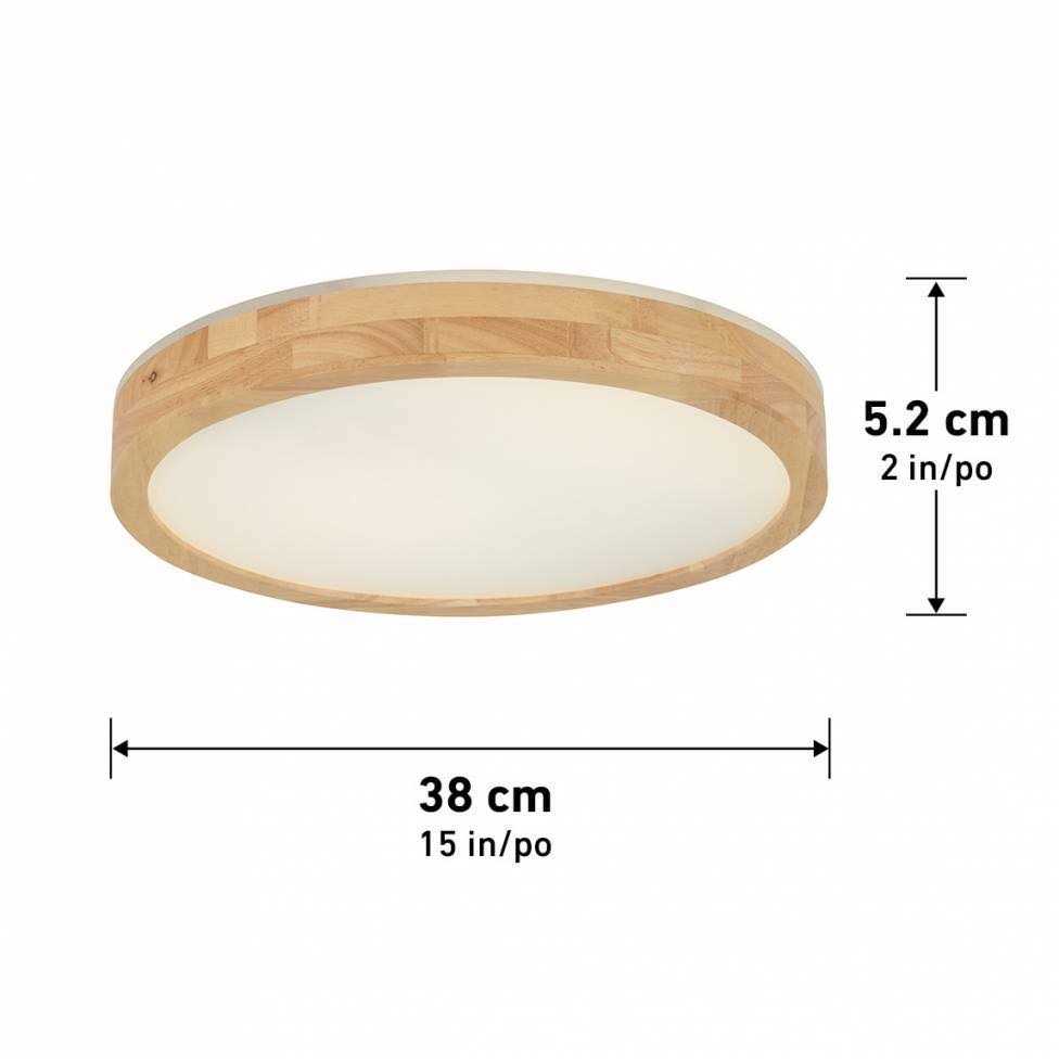 Artika Dryad Light LED Flush Mount Wood