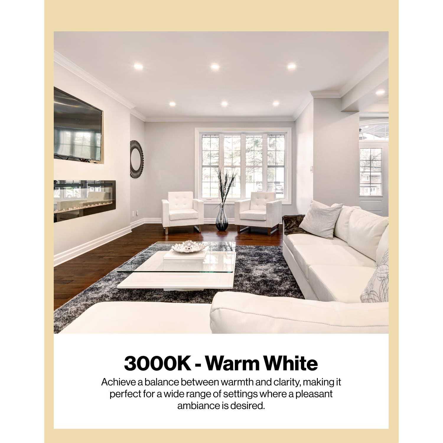 Sunco Lighting 8 Pack BR40 Dimmable Flood LED Light Bulb 17W