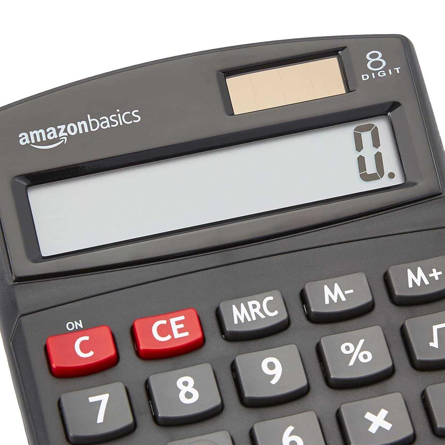 Amazon Basics Lcd 8-Digit Desktop Calculator