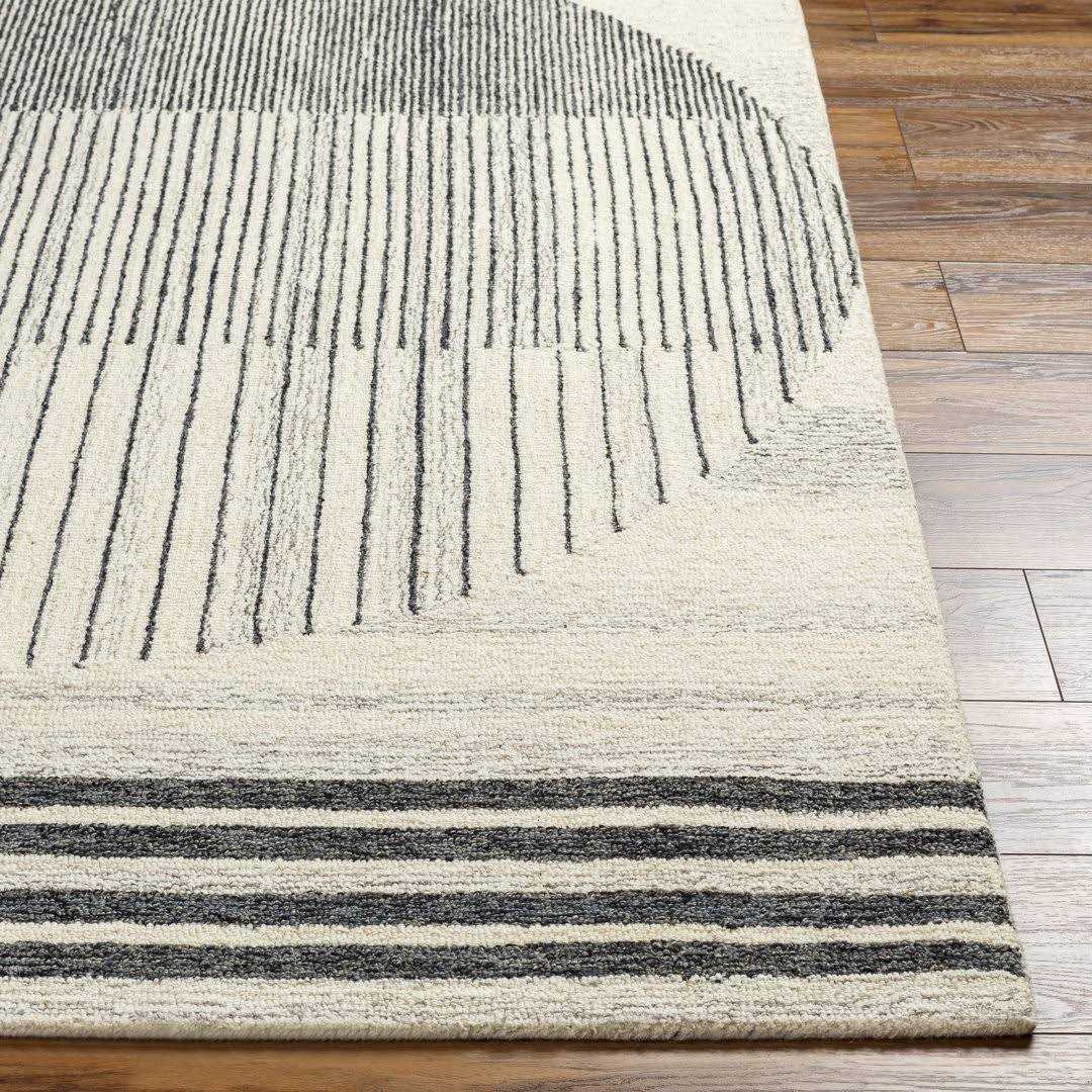 AllModern Uptown Geometric Hand Tufted Wool Area Rug Rug