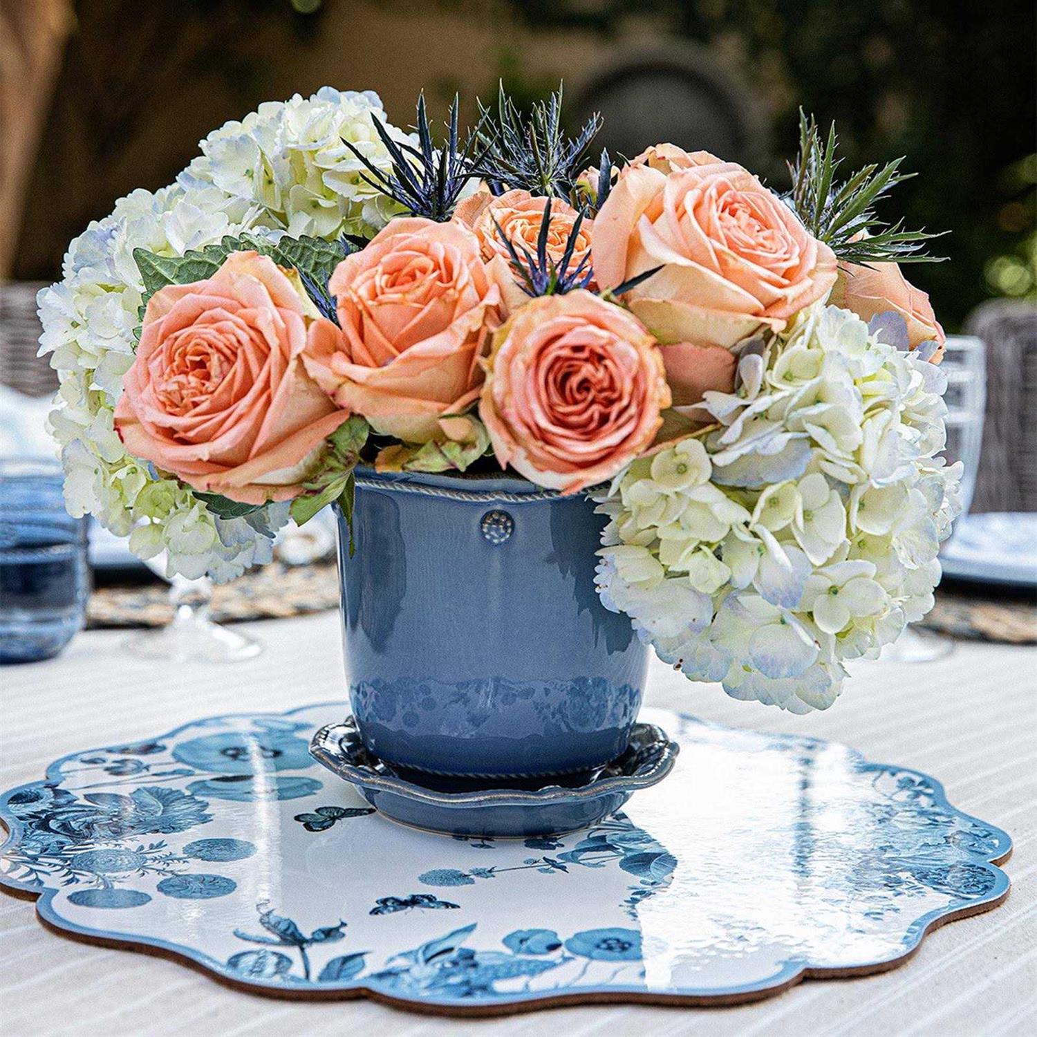 Berry & Thread Planter & Saucer Juliska