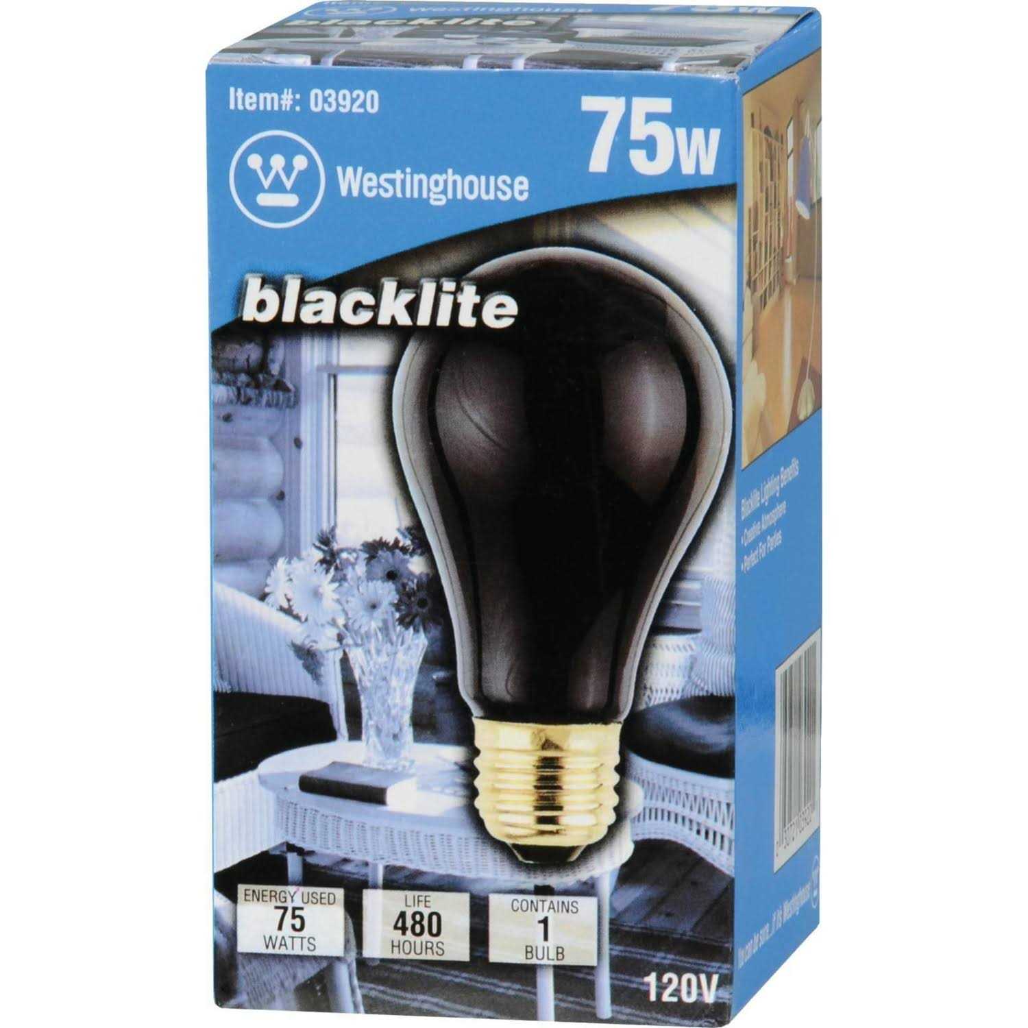 Westinghouse 03920 Blacklight Bulb