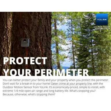 YoLink Outdoor Security Siren and Smart Alarm Controller Kit