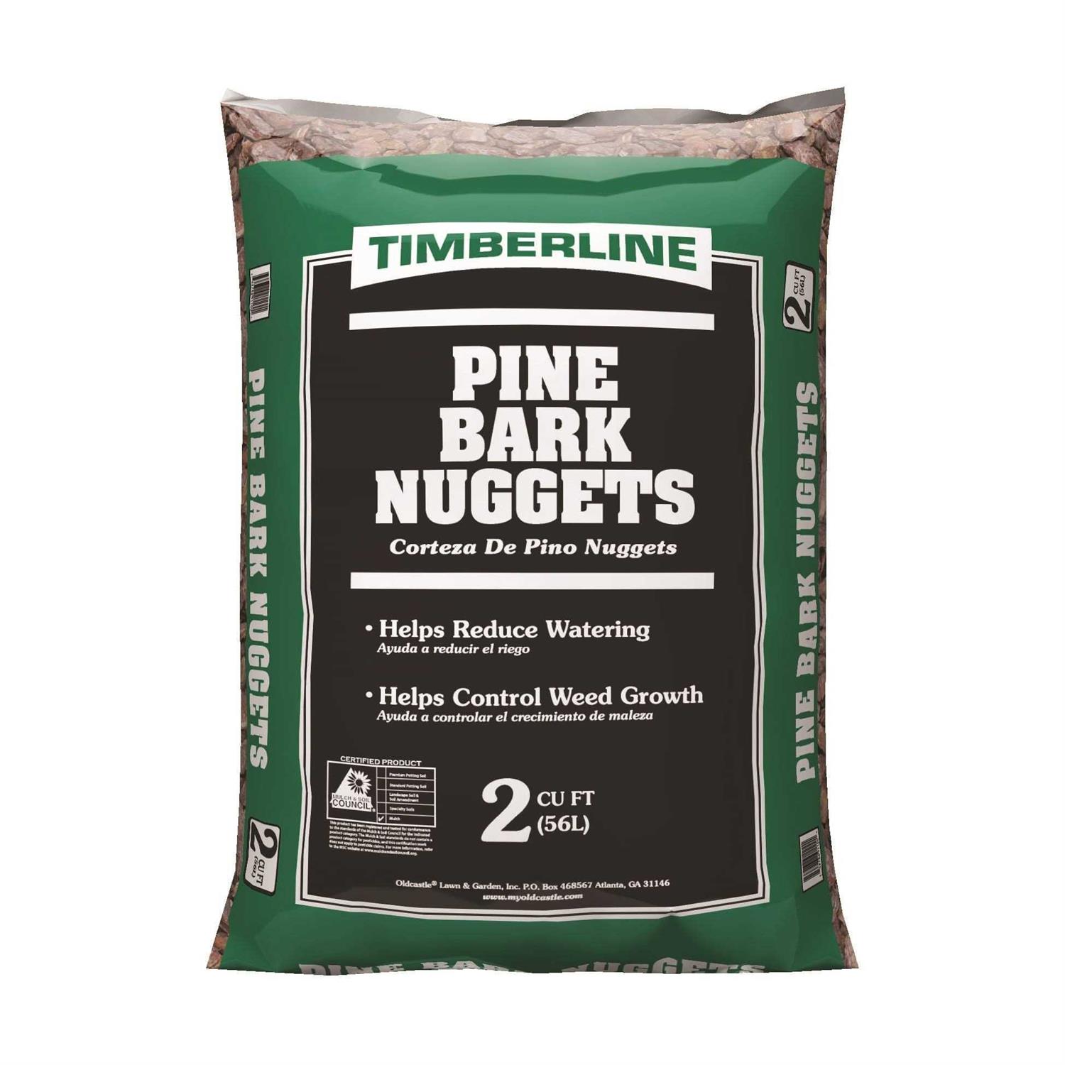 Timberline Natural Pine Bark Nuggets 2 cu ft