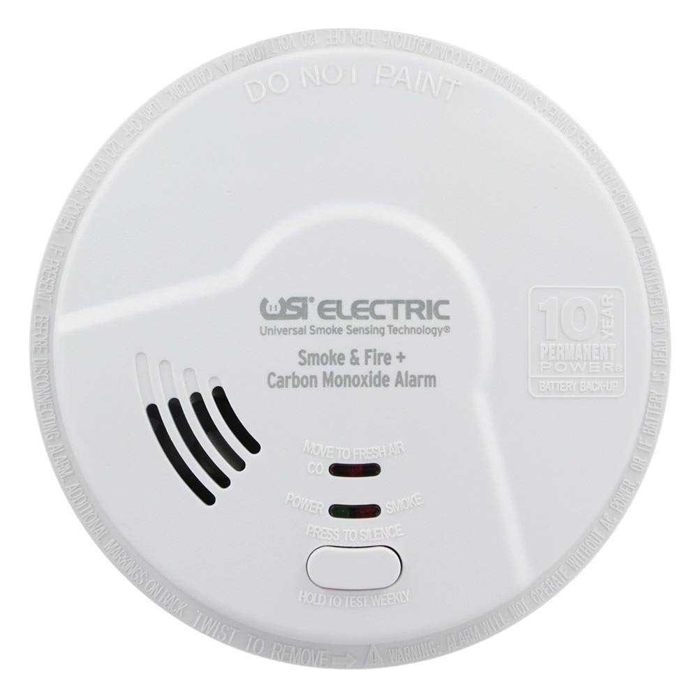 MIC1509S USI Hardwired 3-in-1 Smoke, Fire and Carbon Monoxide Smart Alarm with 10 Year Sealed Battery