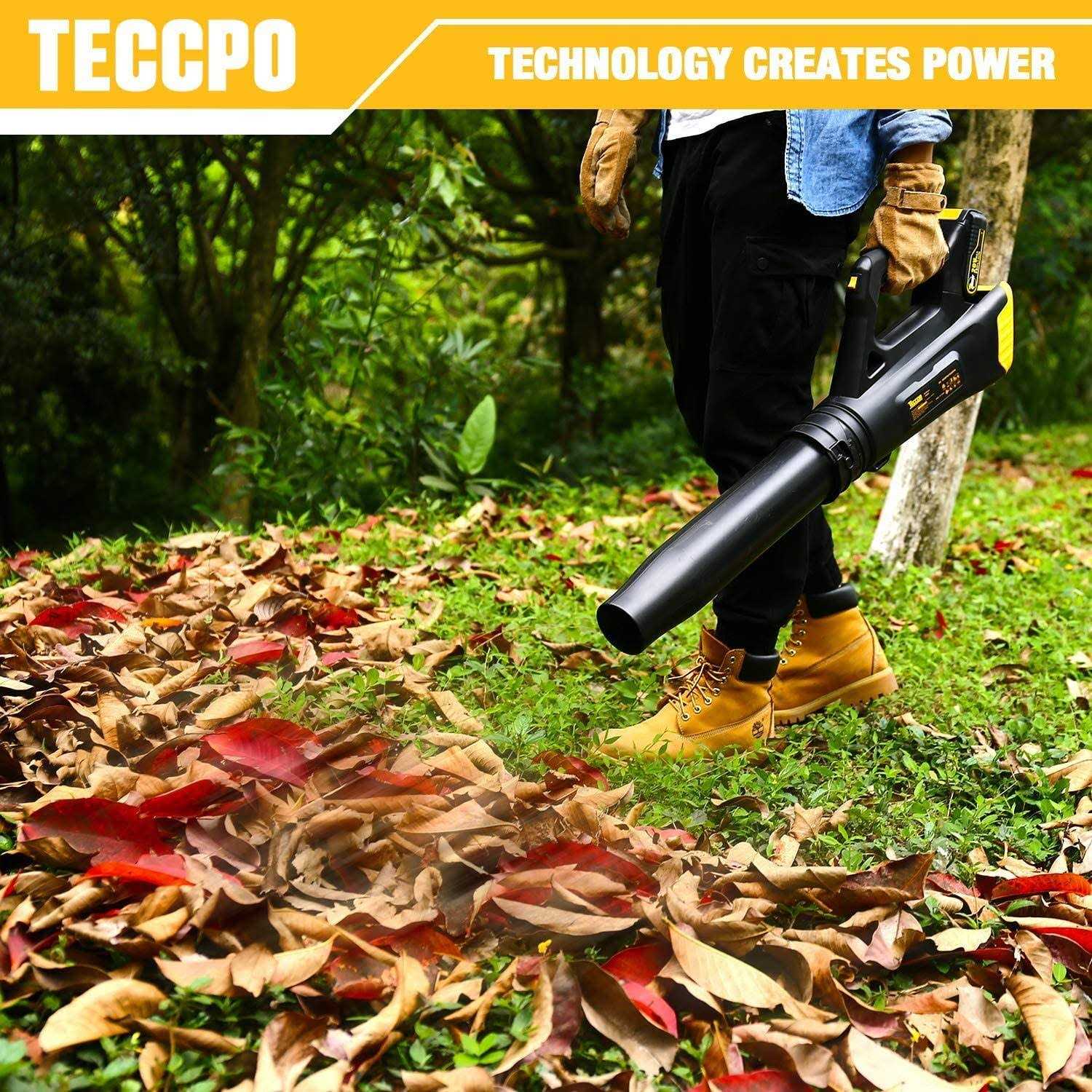 TECCPO Cordless Leaf Blower 20V