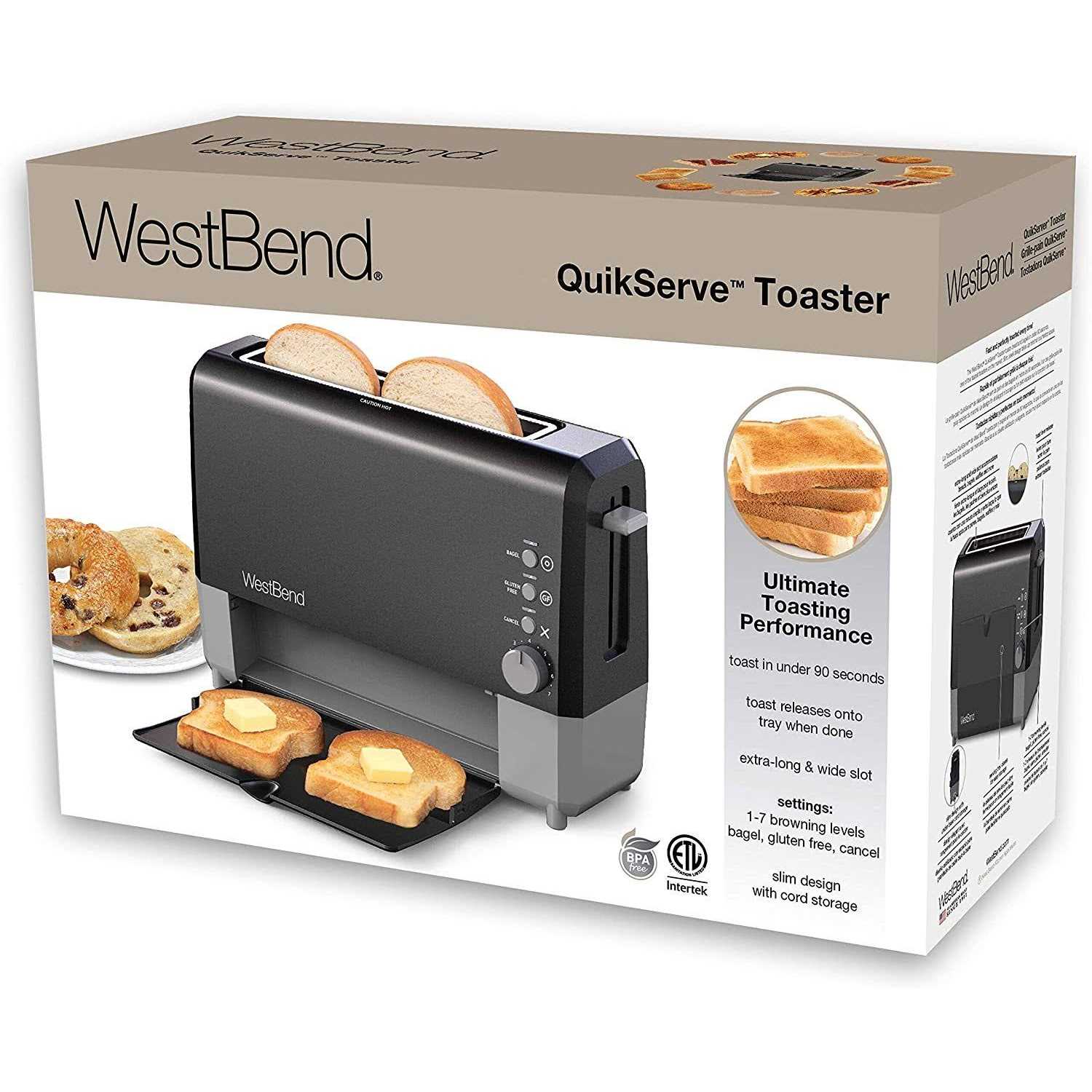 West Bend QuikServe Toaster