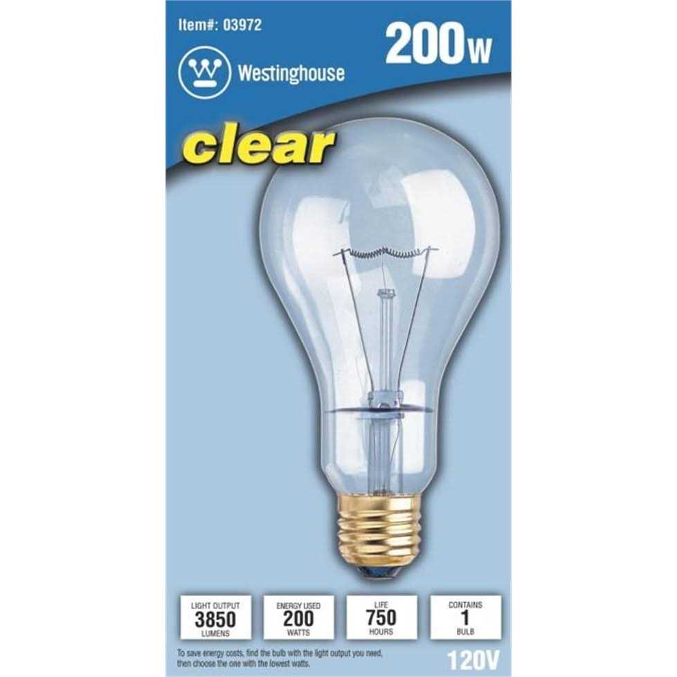 Westinghouse Light Bulb 200W Clear