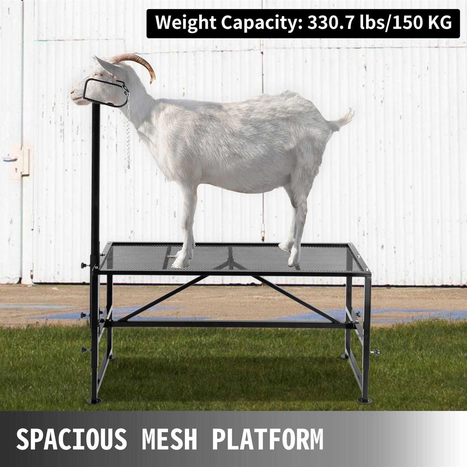 VEVOR Livestock Stand Trimming Stand 51×23 inches Livestock Trimming Stands for Goats YYZJJSCDLZ