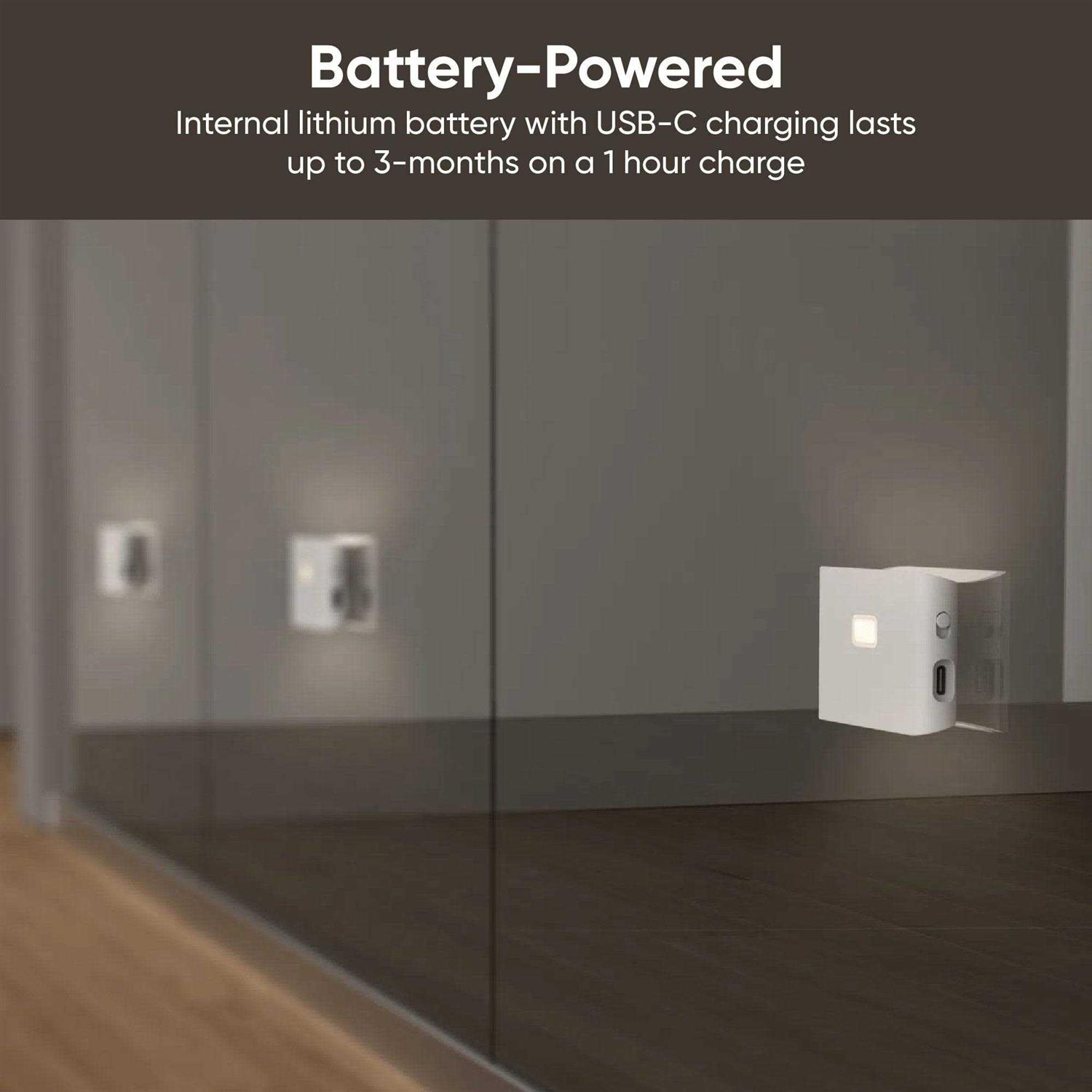 Wyze Rechargeable Night Lights with Dusk to Dawn & Motion Sensors Warm & Soft