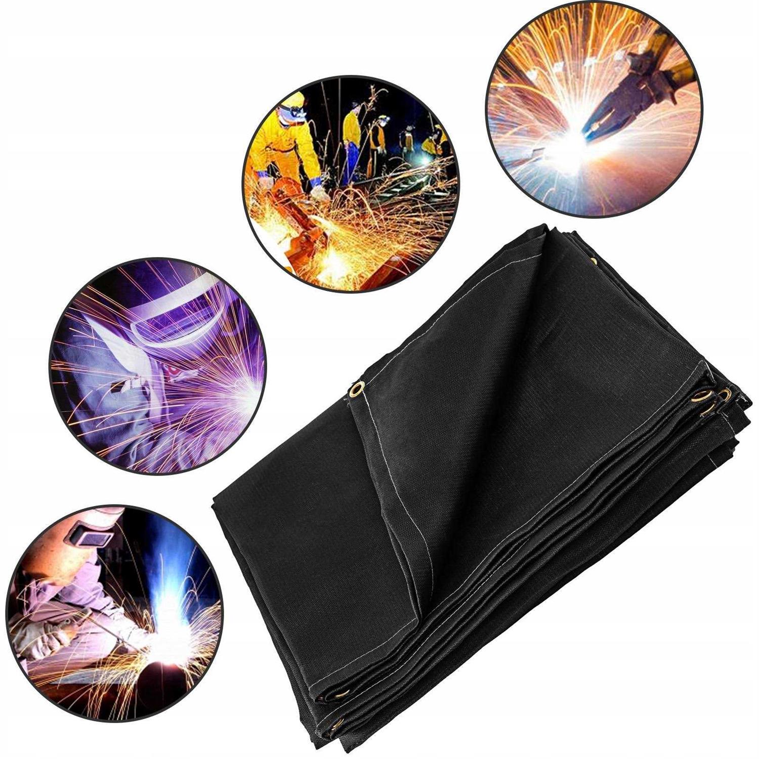 VEVOR Welding 10 ft Fiberglass Blanket Portable Fiberglass Fire Retardant Blanket Welding Mat Welding Fireproof Thermal Resistant