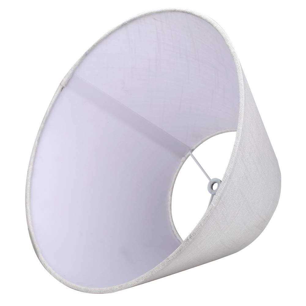 ALUCSET Medium Lamp Shade, Barrel Fabric Lampshade for Table Lamp and Floor Light