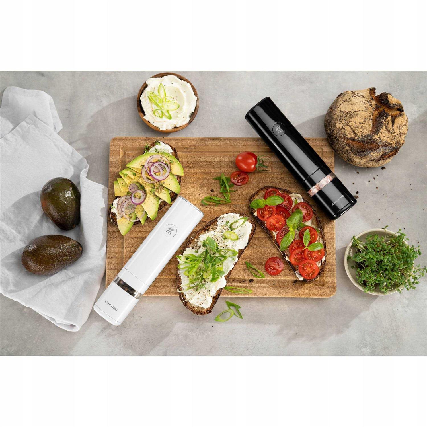 Zwilling Enfinigy 2-pc Electric Salt/Pepper Mill Set