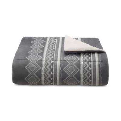 Anderson Oversized Mink to Berber Heated Throw Woolrich