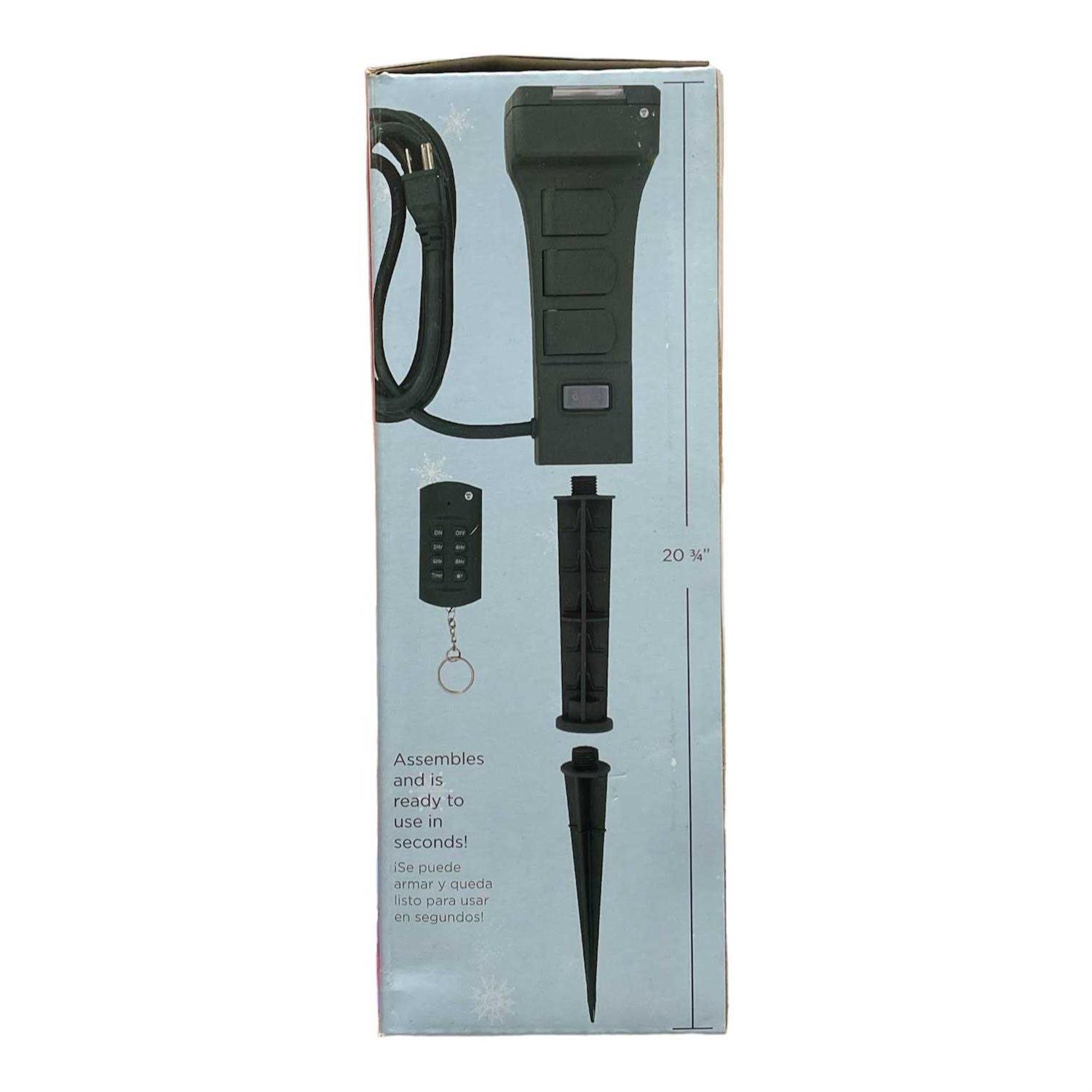 Woods Outdoor Holiday Decor Timer With Remote