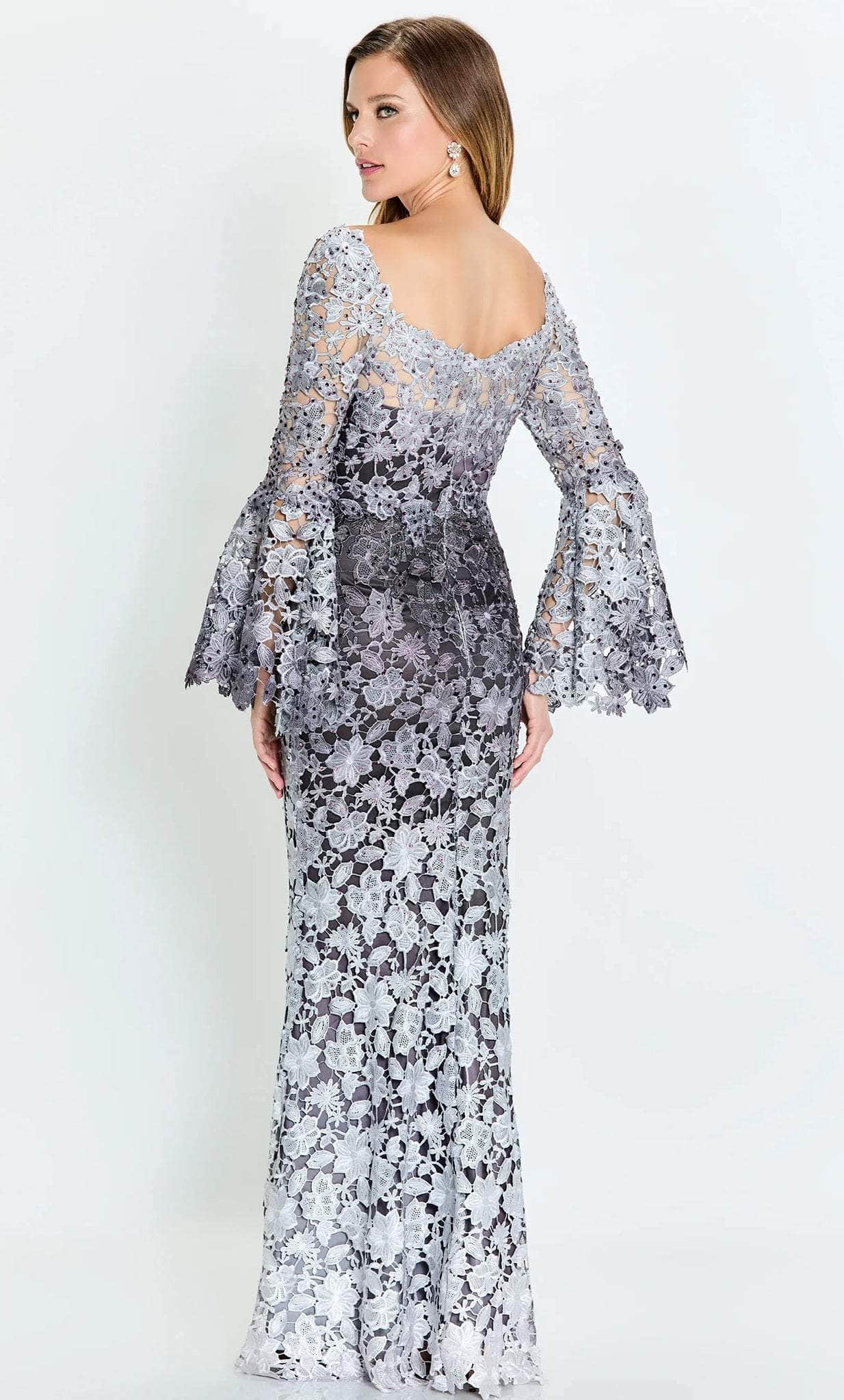 Ombre Laced Formal Gown