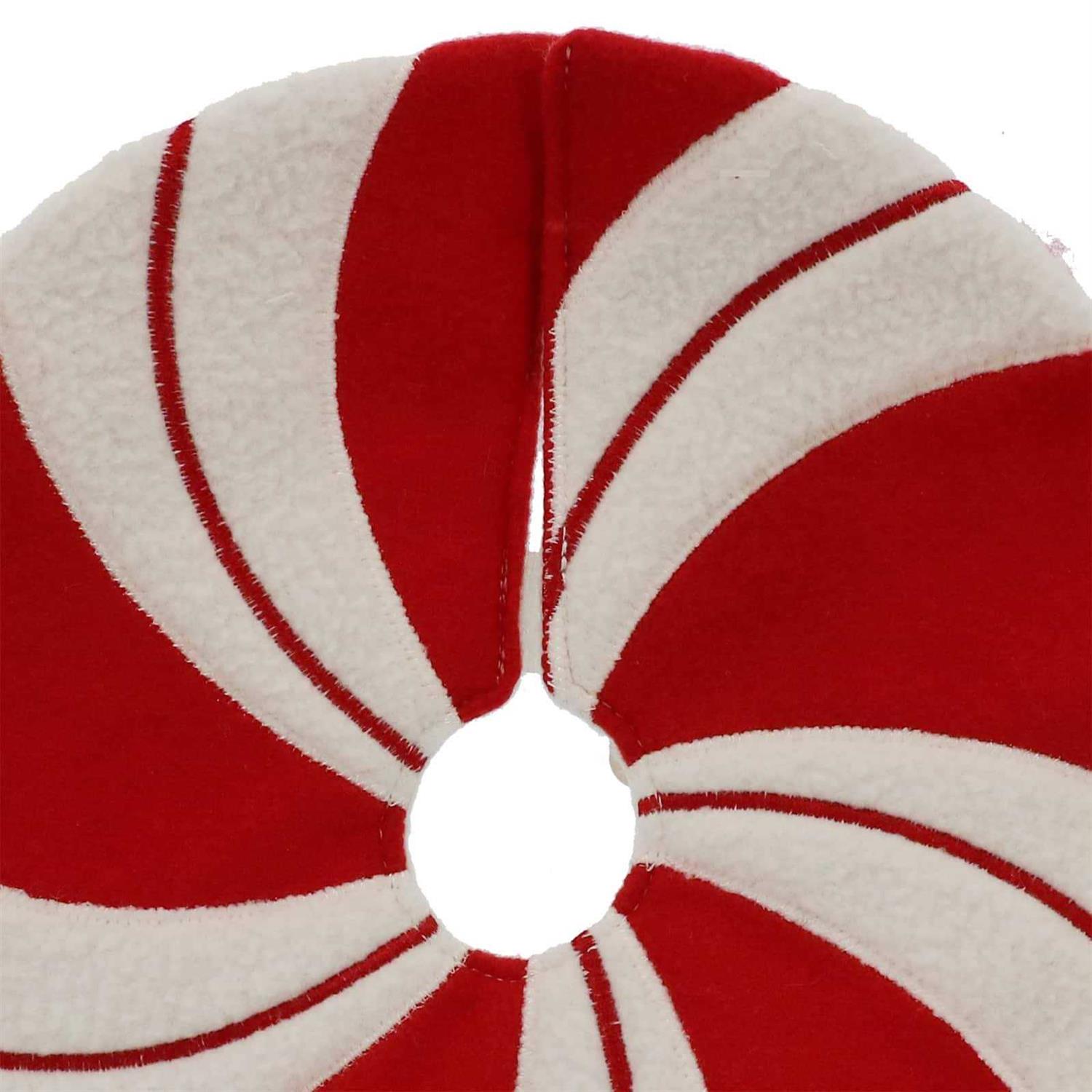 10 Mini Peppermint Candy Christmas Tree Skirt by Ashland