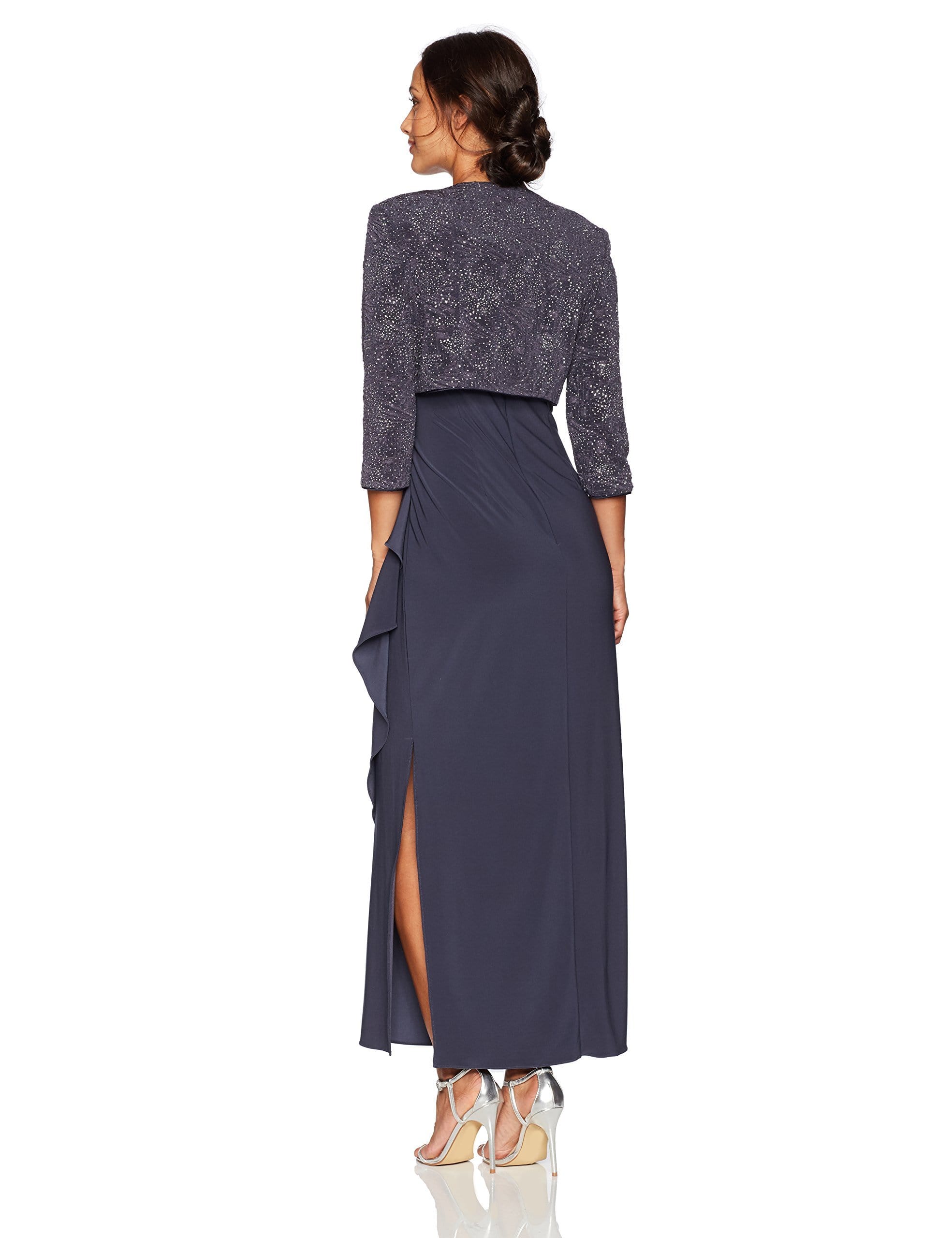 225196 Empire Column Dress with Jacket