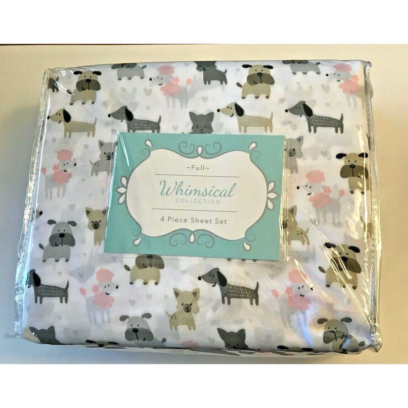 Whimsical Print Microfiber Sheet Set