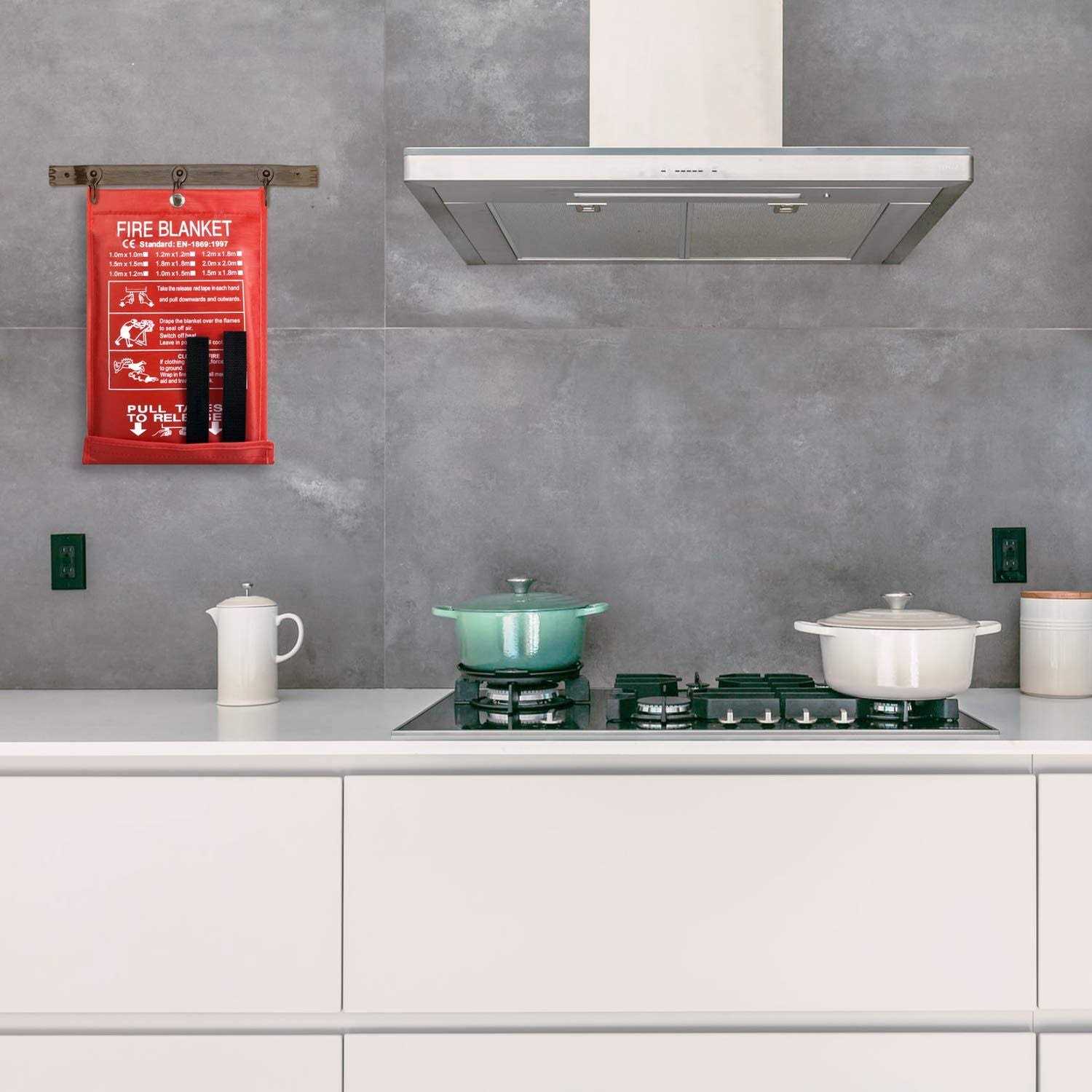 Fire Blanket Fire Guardian Blanket and Fire Blanket Fire Suppression Blankets for Kitchen