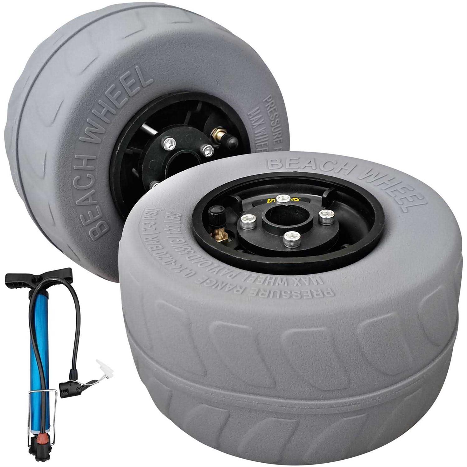 VEVOR Beach Balloon Wheels 13 Replacement Sand Tires TPU Cart Tires for Kayak Dolly Canoe Cart and Buggy w/Free Air
