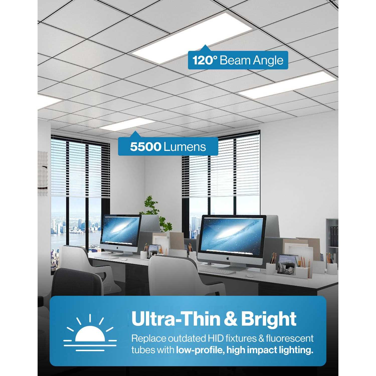 Sunco LED Ceiling Panel Light