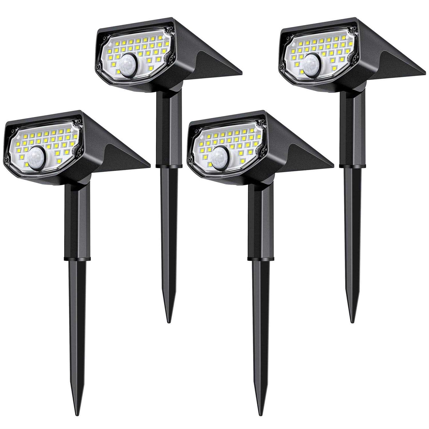 Aloftsun Solar Motion Sensor Outdoor Lights 30 Leds ip68 Waterproof Solar Motion Lights Outdoor