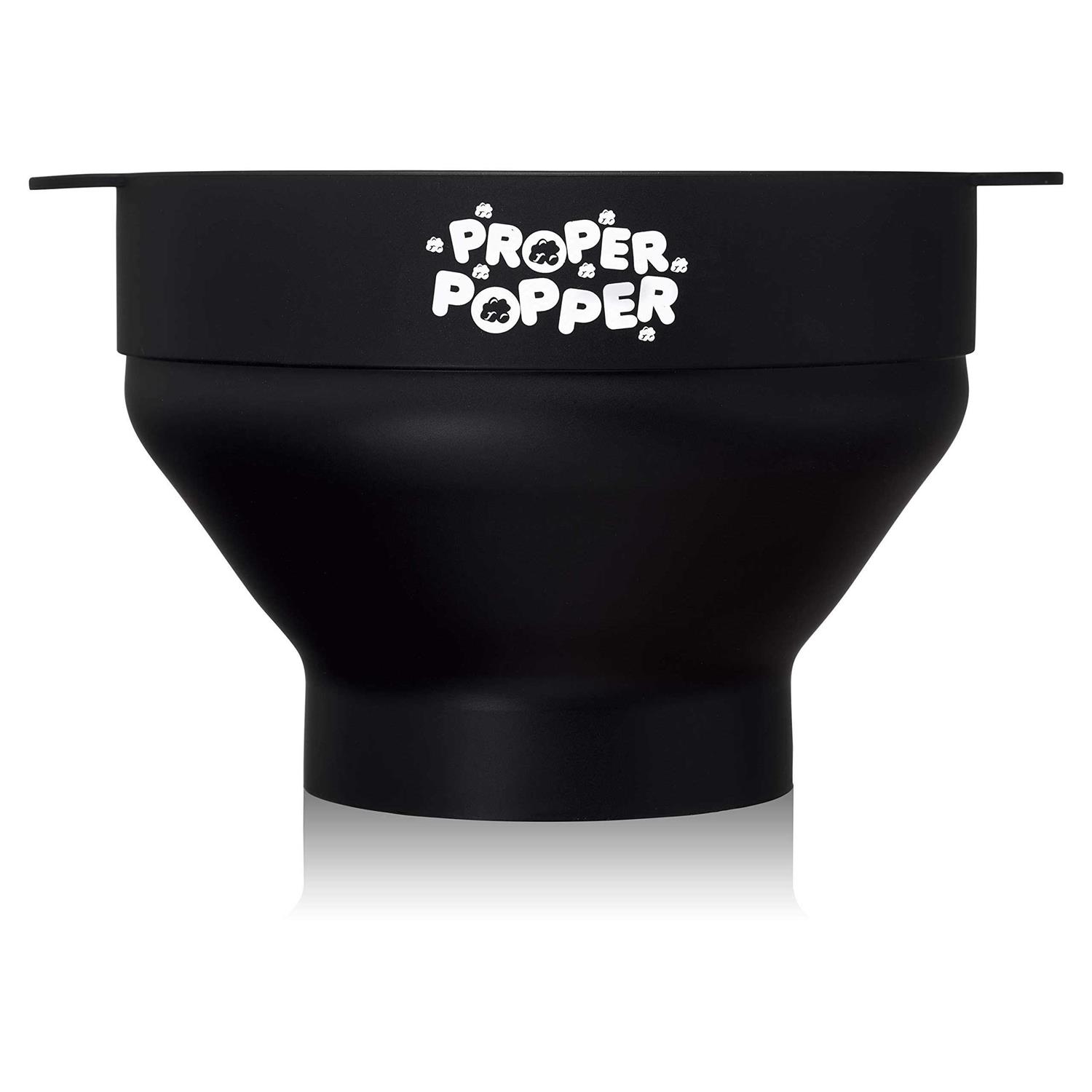 The Original Proper Popper Microwave Popcorn Popper Silicone Popcorn Maker