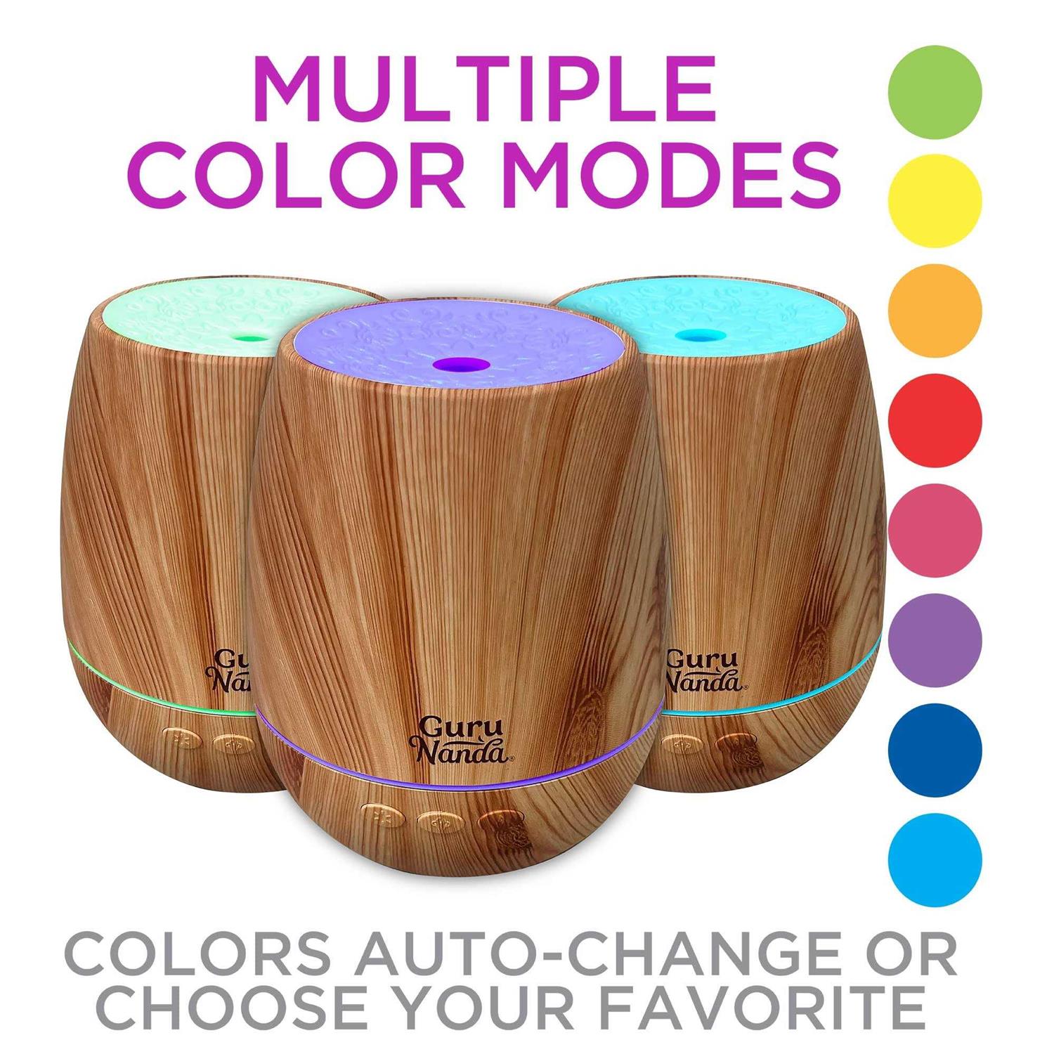 Woodsy Ultrasonic Aromatherapy Diffuser by Gurunanda