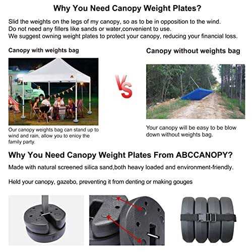 Abccanopy Canopy Weights with Lock Design No