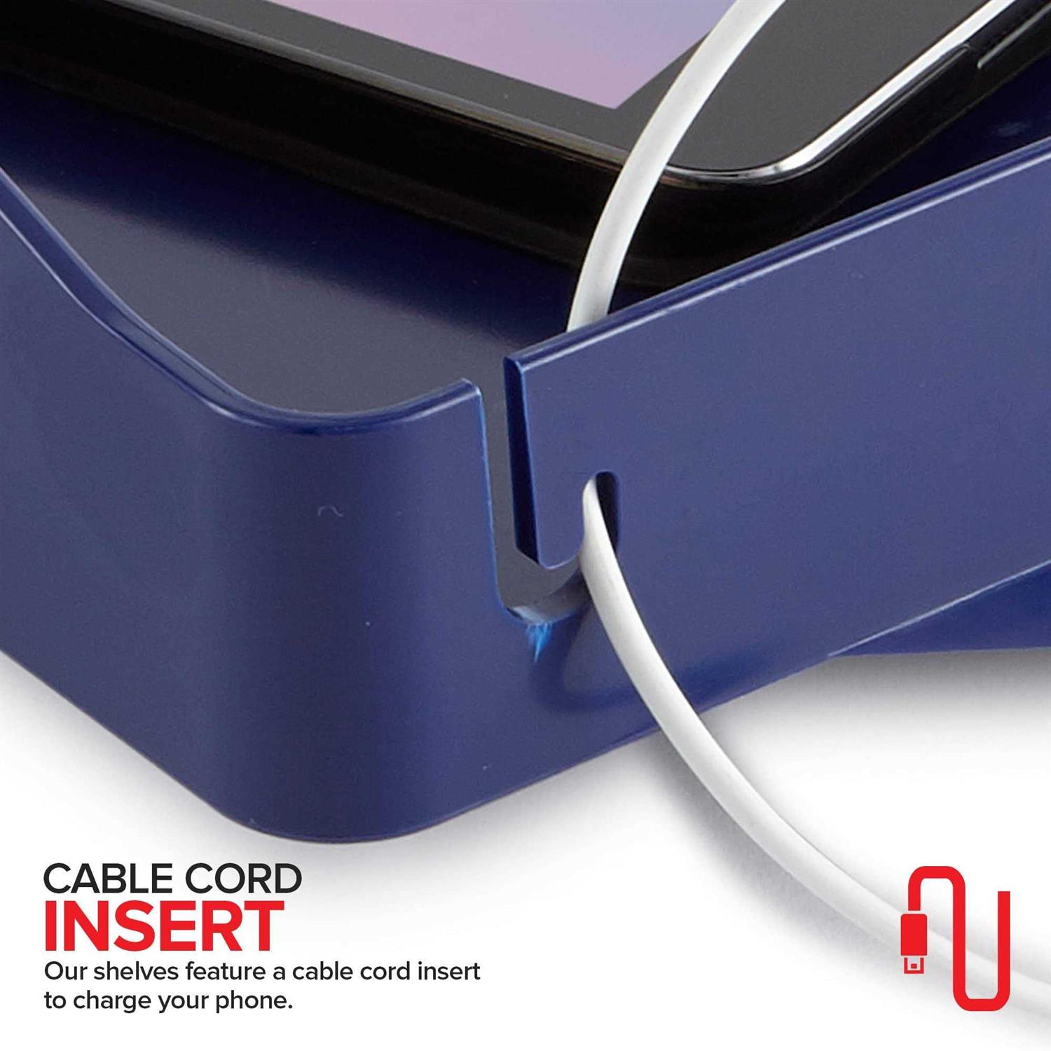 Modern Innovations Bedside Shelf for Bed College Dorm Room Bunk Bed Shelf for Top Bunk