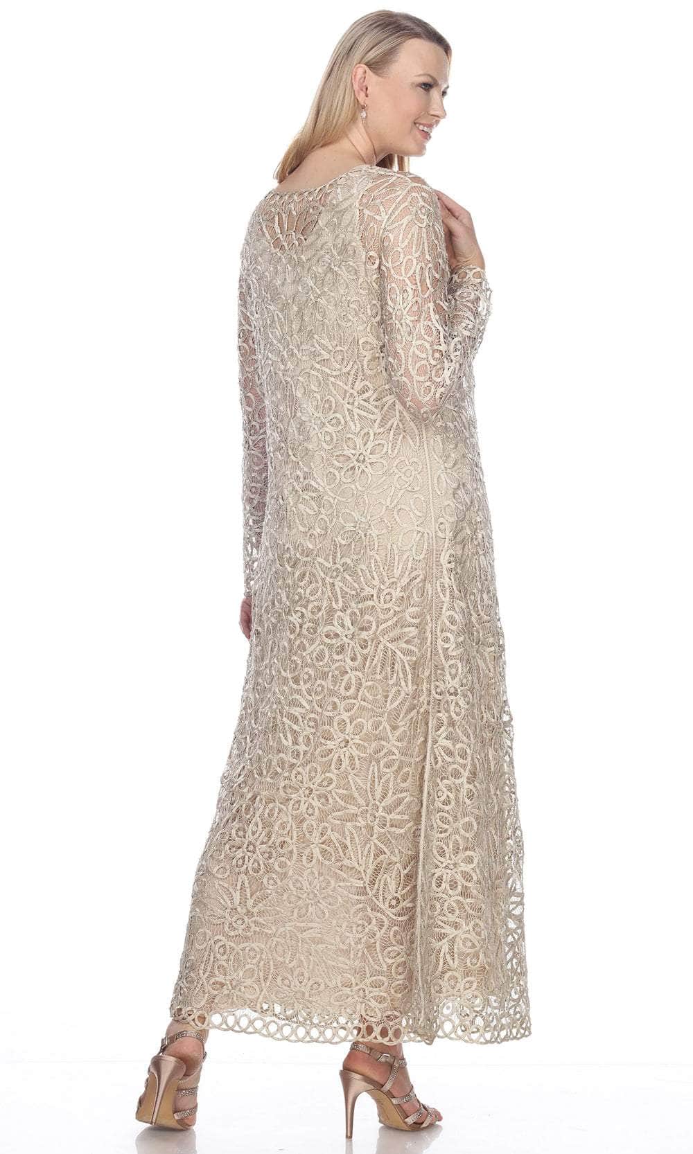 Beaded Handmade Crochet Duster Dress Set