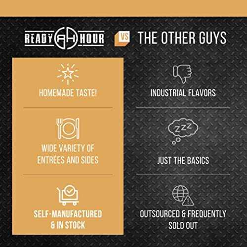 Ready Hour Emergency Meal Entrées Real Non-perishable Meals