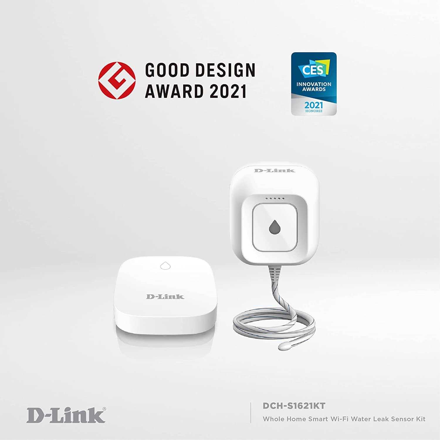 D-Link Wi-Fi Water Leak Sensor and Alarm Starter Kit DCH-S1621KT