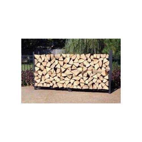 Woodhaven The 8 Foot Firewood Log Rack with Cover