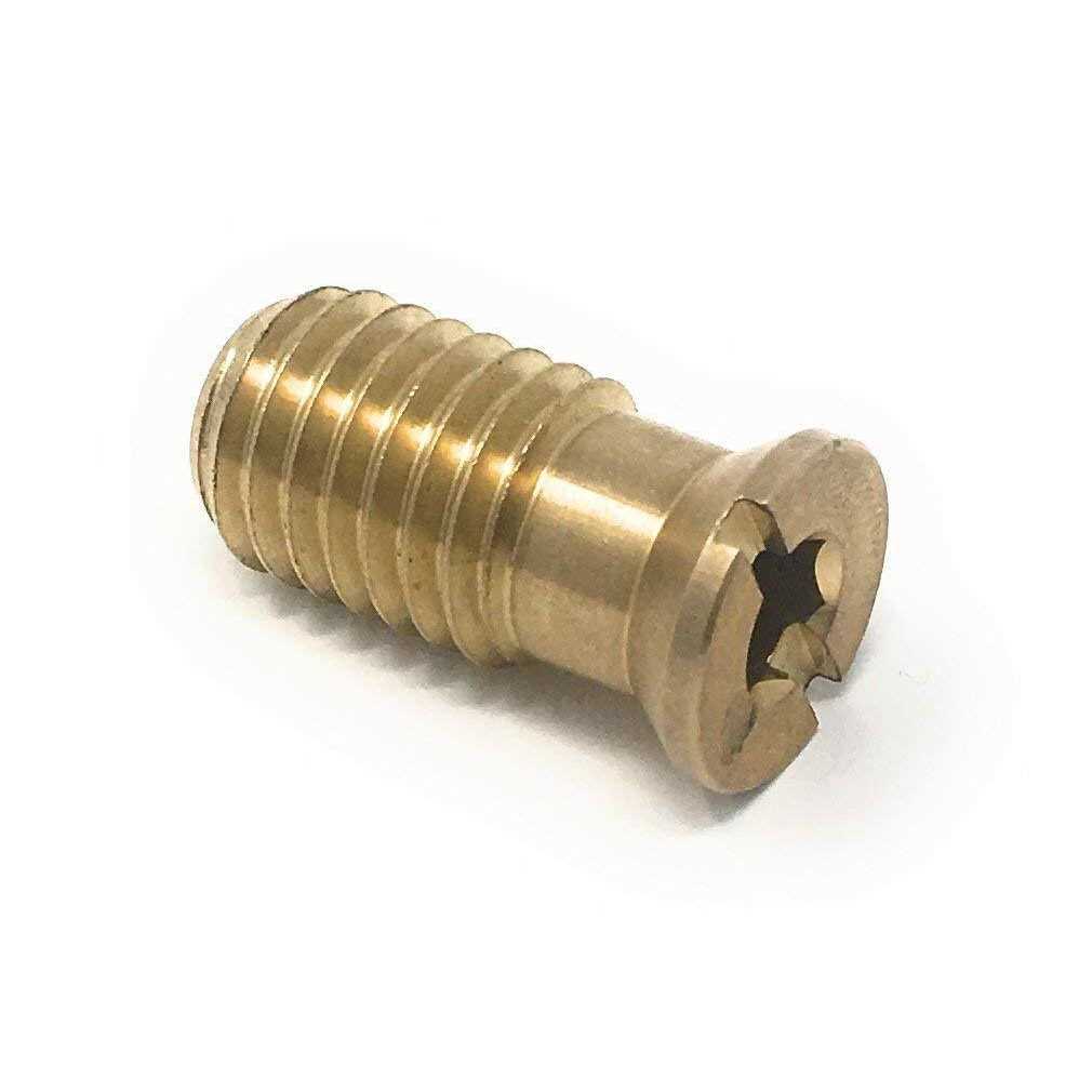 Wood Grip Pool Cover Brass Anchor Head Screw Bolt