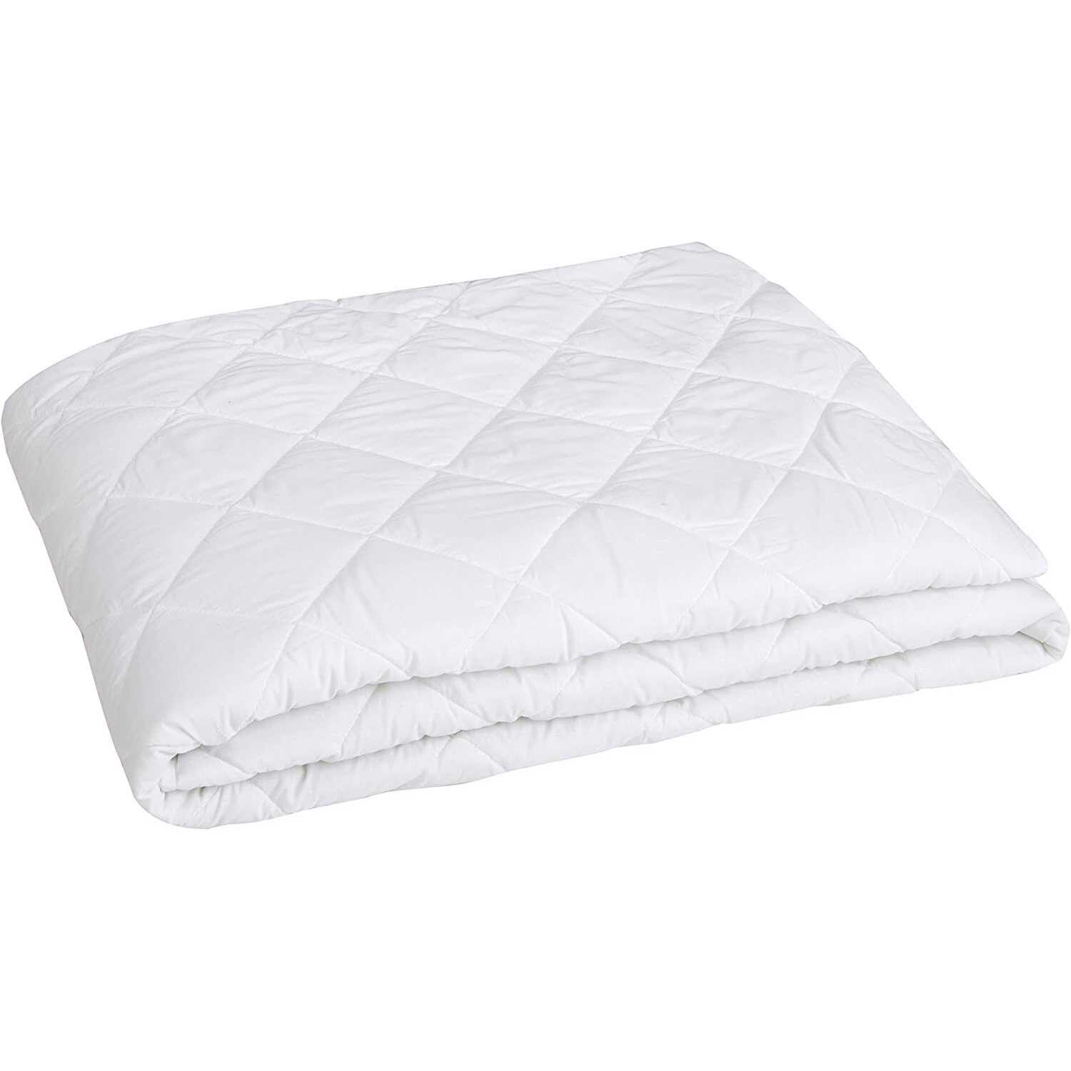Amazon Basics Hypoallergenic Quilted Mattress Topper Pad