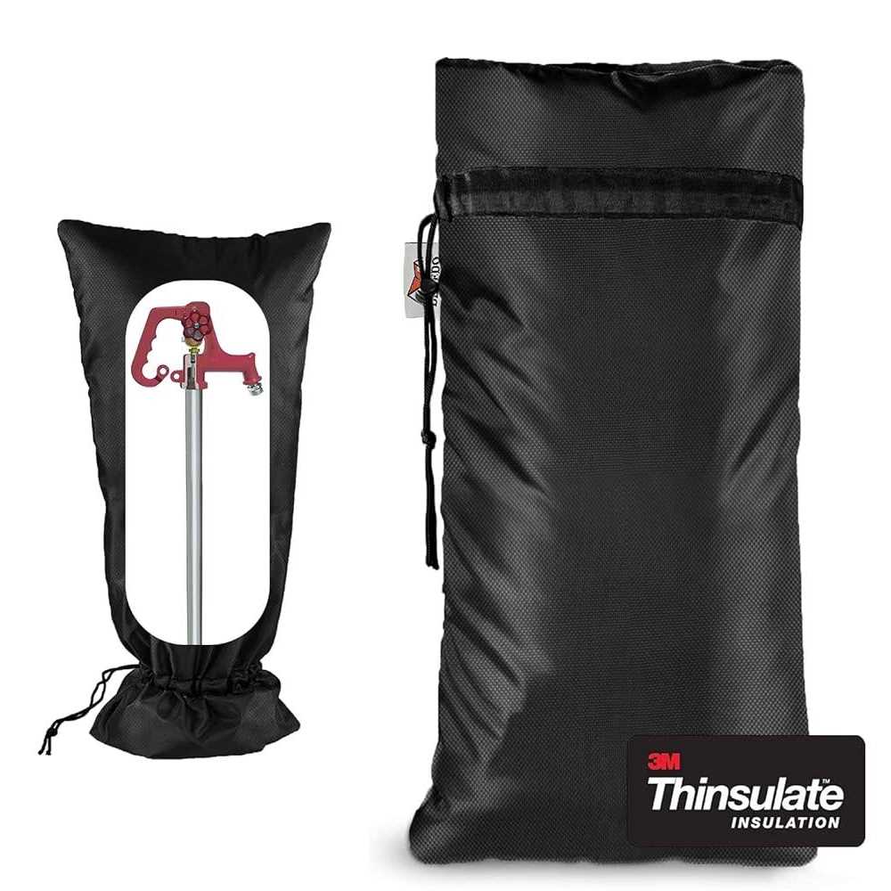 XXL Outdoor Faucet Covers for Winter, 3M Thinsulate Sprinkler Freeze Protector, 25”H x 13”W for Garden Lawn Faucets and Yard Hydrant