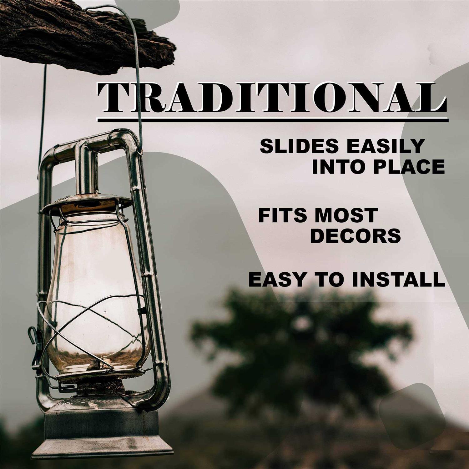 Westinghouse 8309000 Clear Glass Chimney