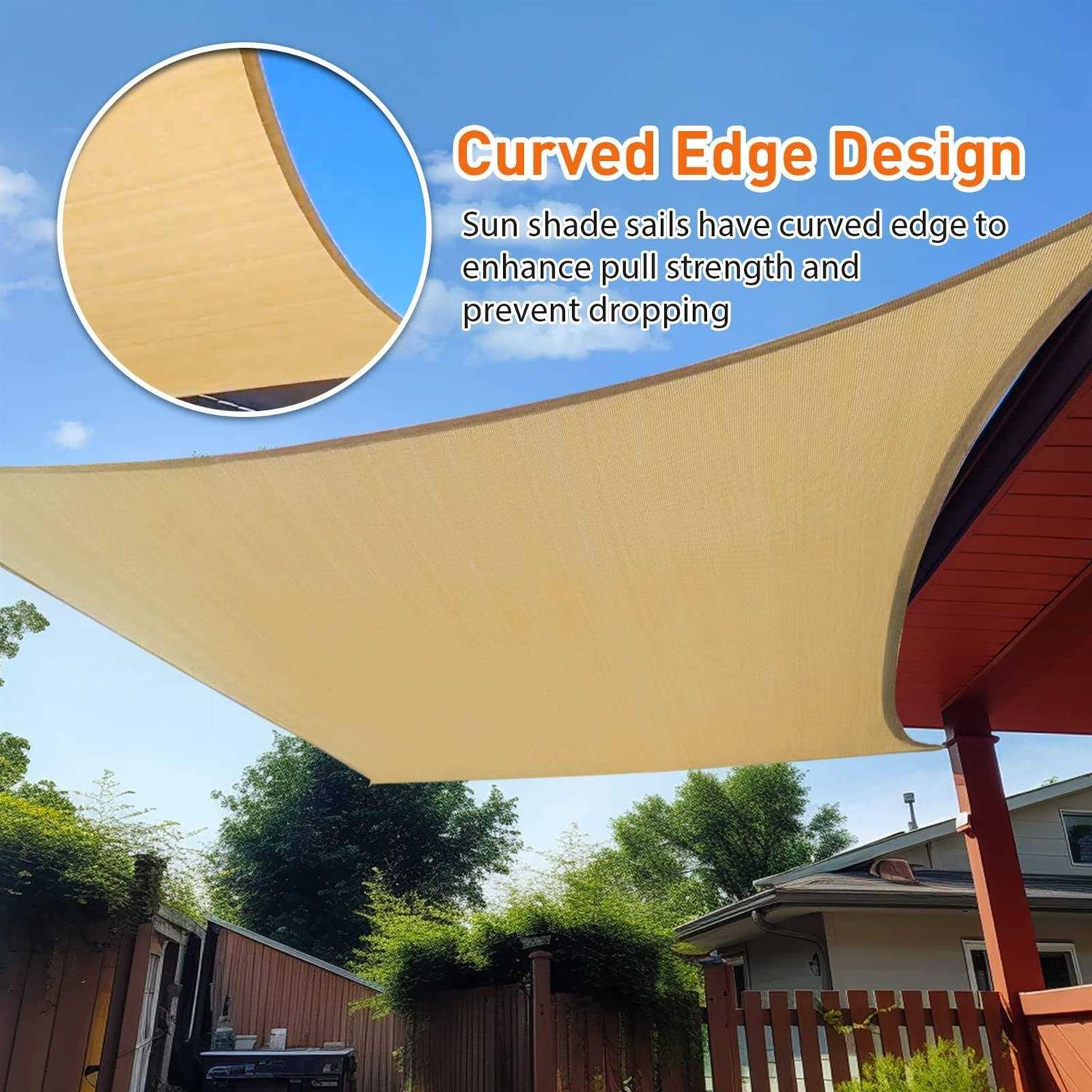 Artpuch Sun Shade Sail Canopy Patio Outdoor