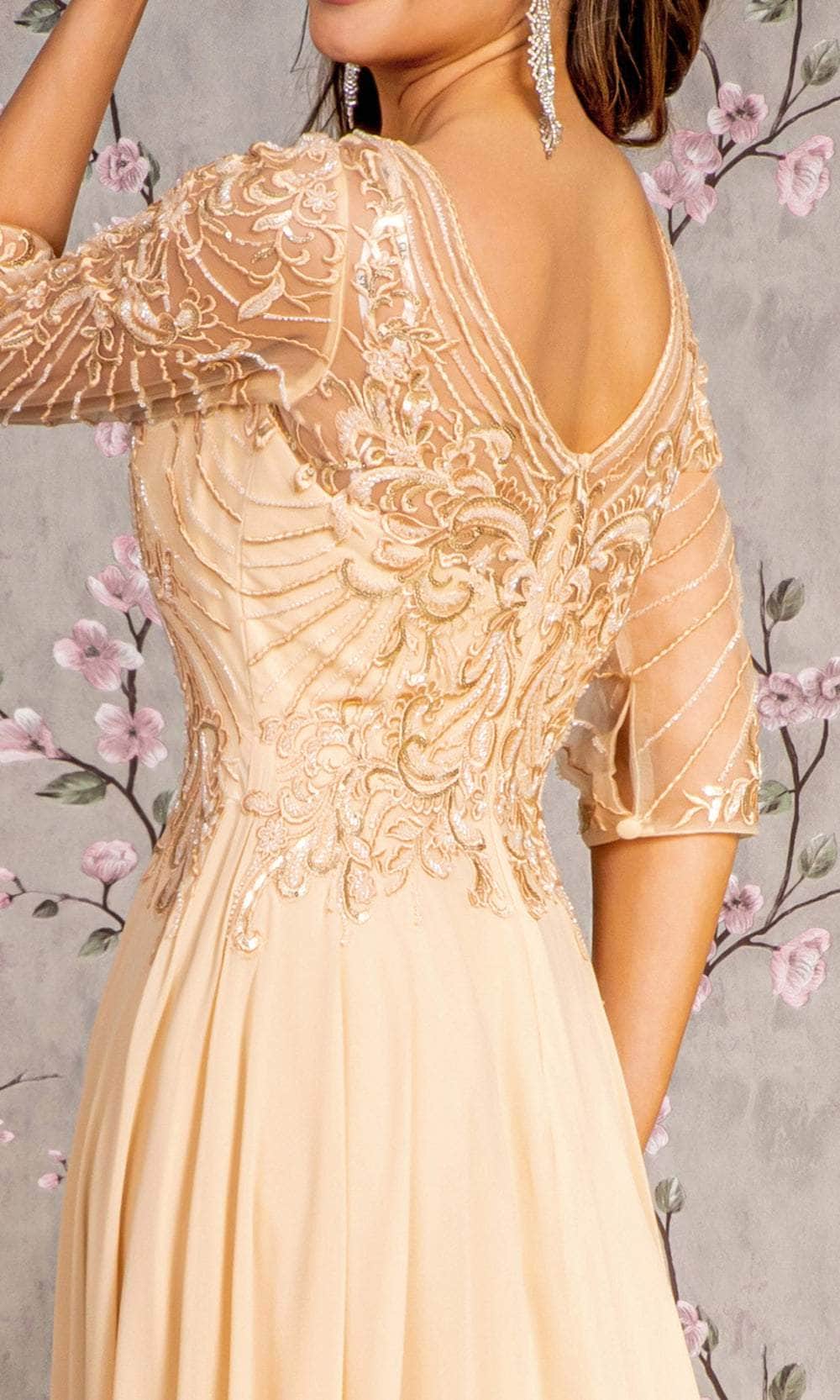 Sequin Embroidery Formal Dress