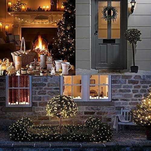 asenek Christmas lights battery operated string lights 50 led string lights mini lights with auto-timer and 8 lighting mode