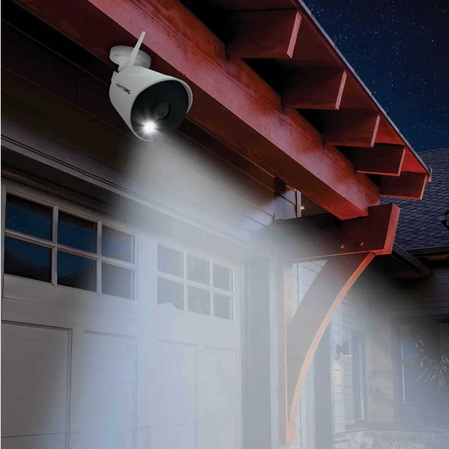 WNIP21L-6-B 10 Channel 1080p Wi-Fi NVR with 1TB Hard Drive and 6 Wi-Fi IP 1080p HD Spotlight Cameras with 2-Way Audio