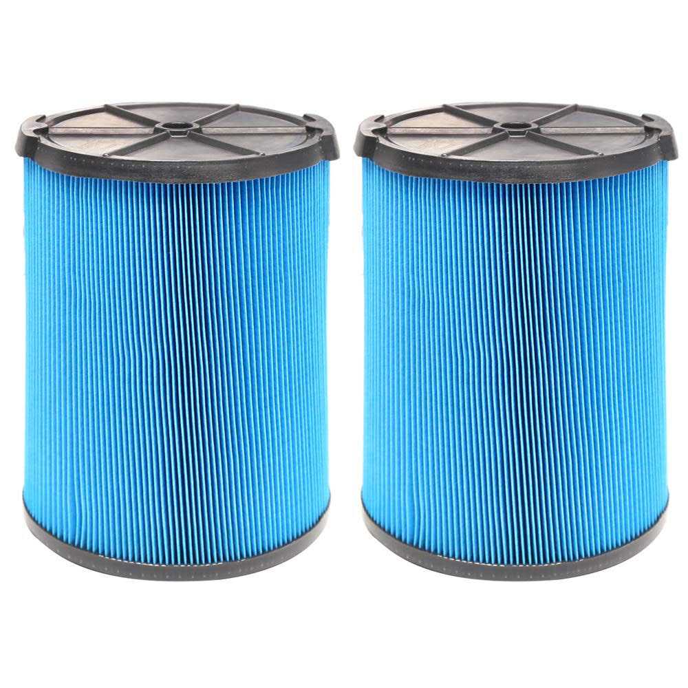 2 Pack Vf5000 Replacement Filter for Ridgid for Shop Vac 6-20 Gallon Wet Dry Vacuums