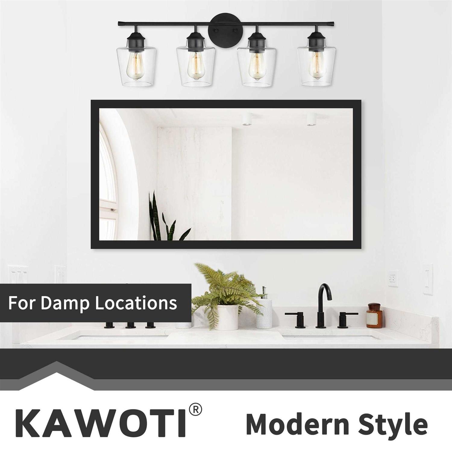 4 Light Dimmable Vanity Light KAWOTI